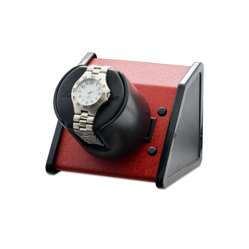 Orbita Sparta Single-Unit Watch Winder in Bold Red