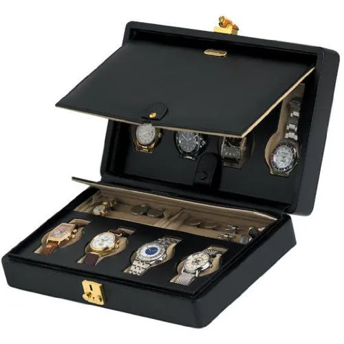 Orbita Verona 8-Unit Watch Case In Leather