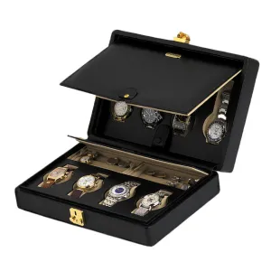 Orbita Verona 8-Unit Watch Case In Leather