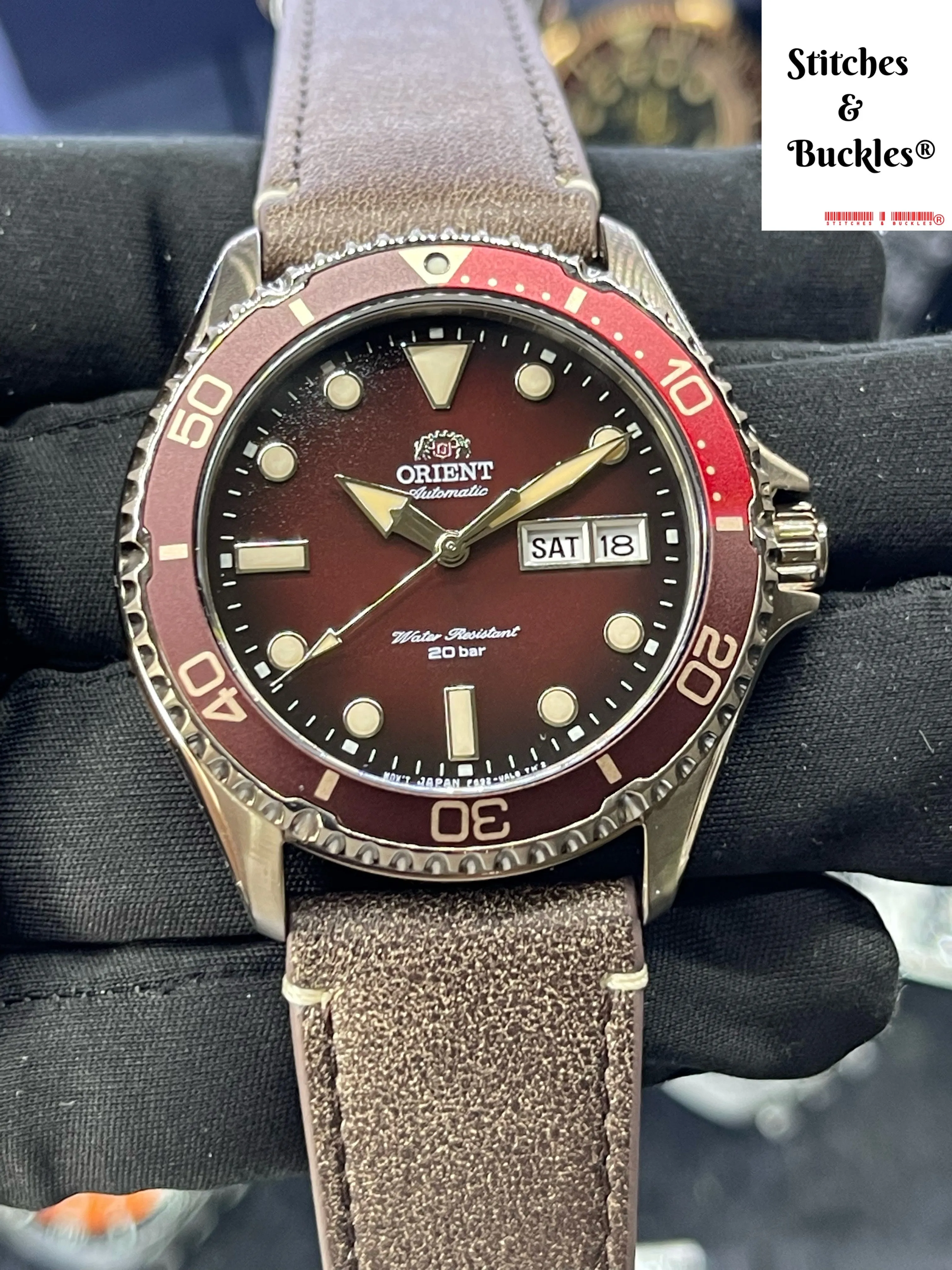 Orient ‘Kamasu’ Limited Edition Burgundy Dial