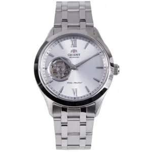 Orient Open Heart Dial FAG03001W0 AG03001W Mechanical Silver Mens Watch