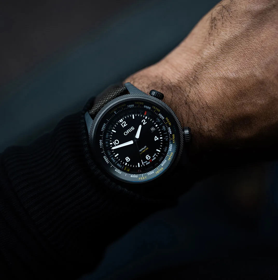 Oris ProPilot Altimeter Watch with Black Dial, 47mm