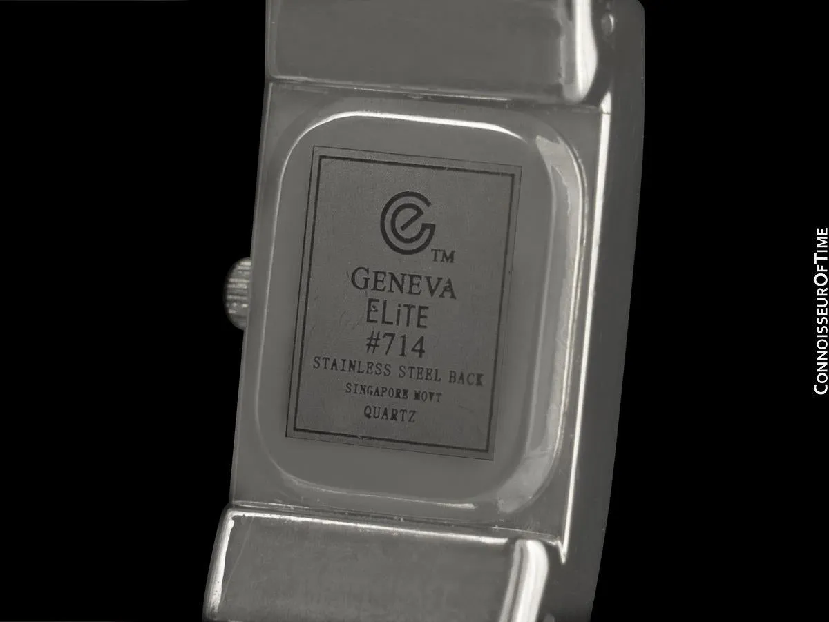 OWNED & WORN BY BETTY WHITE - Swiss Bangle Bracelet Vintage Wristwatch