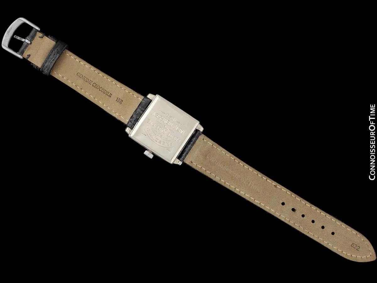 Owned & Worn by World Champion Heavyweight Boxer Jack Dempsey - 1929 Waltham Vintage 14K White Gold Watch
