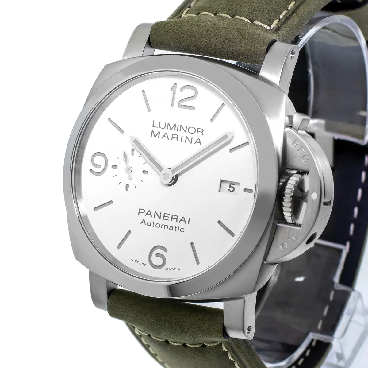 Panerai Luminor Marina Steel White Arabic 44mm PAM01314