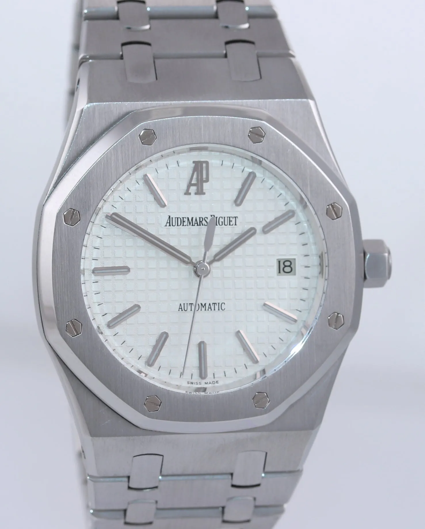 PAPERS Audemars Piguet 15300 Royal Oak White Stick 39mm Steel Watch Box