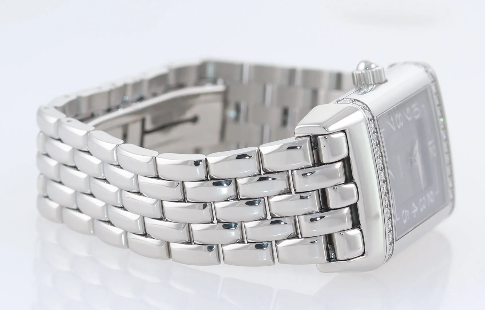 PAPERS Jaeger-LeCoultre JLC Reverso Duetto Diamond Arabic 23mm 256.8.75 Watch