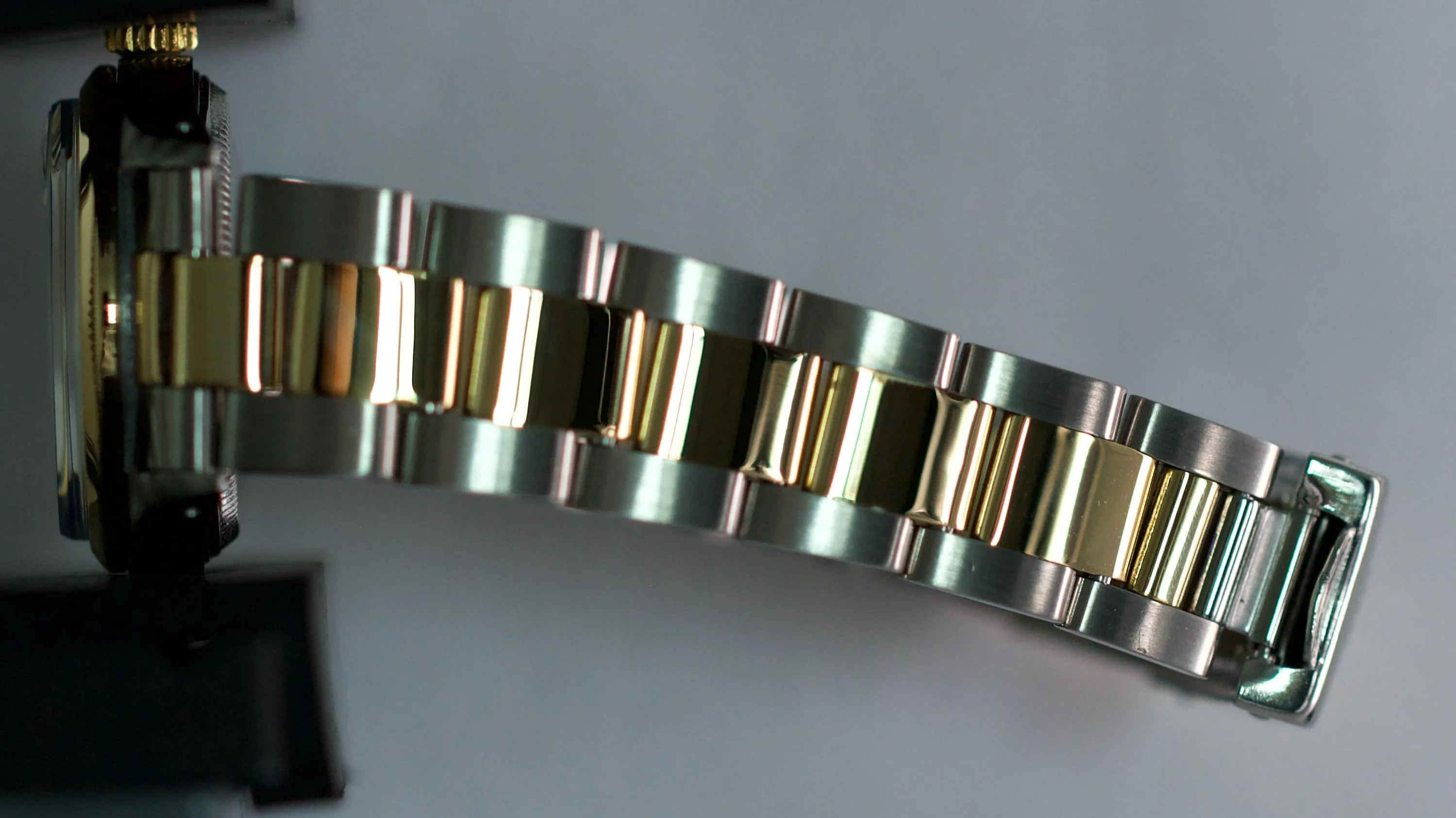 PAPERS Rolex DateJust 31mm Midsize SILVER Steel 18K Gold Watch Oyster 6827 BOX