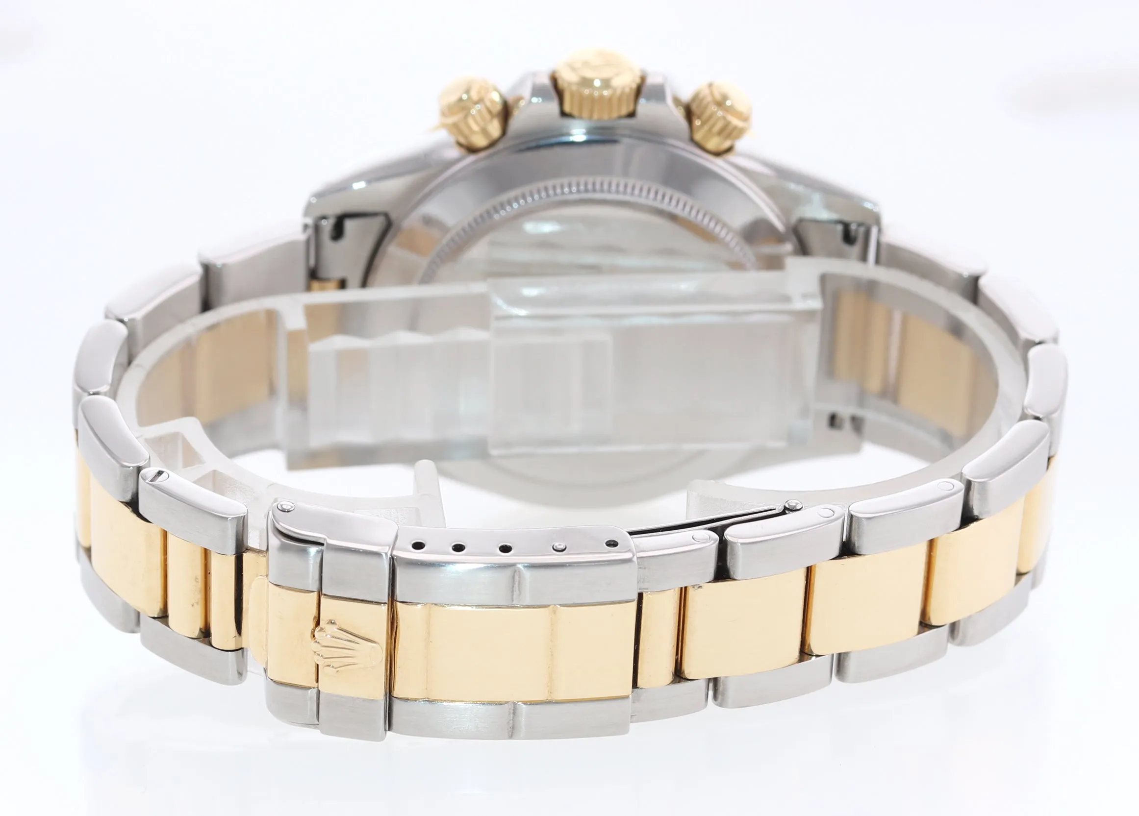 PAPERS Rolex Daytona 16523 Zenith Two Tone 18 Yellow Gold Champagne Dial Watch
