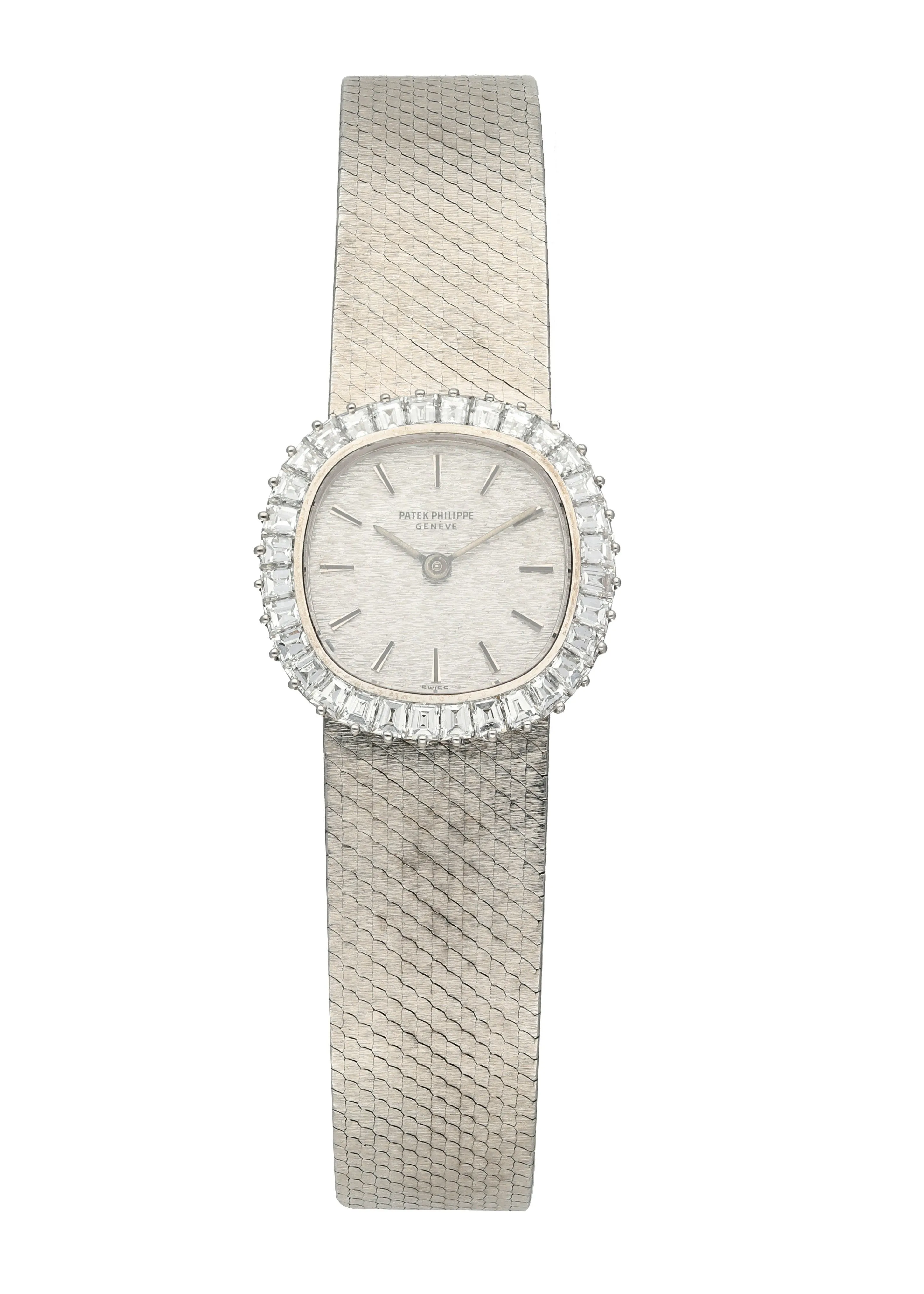 Patek Philippe Ellipse 3395 baguette diamond Ladies Watch