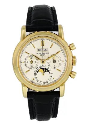 Patek Philippe Grand Complications 3970J  Perpetual Calendar Chronograph Mens Watch