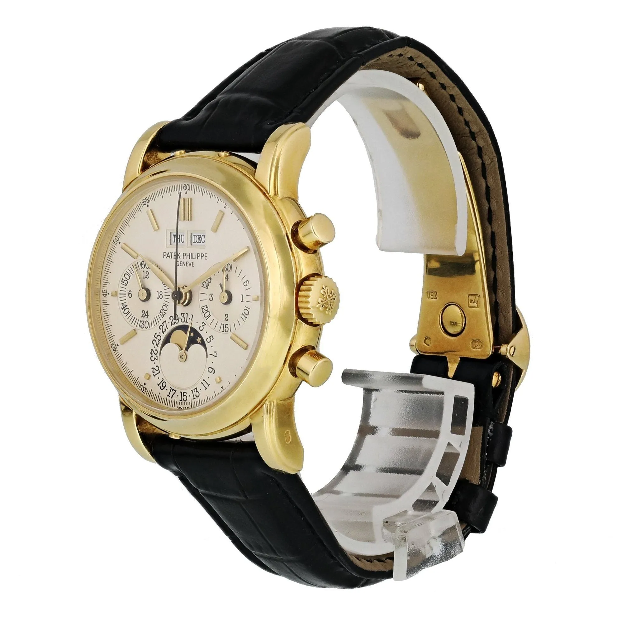 Patek Philippe Grand Complications 3970J  Perpetual Calendar Chronograph Mens Watch