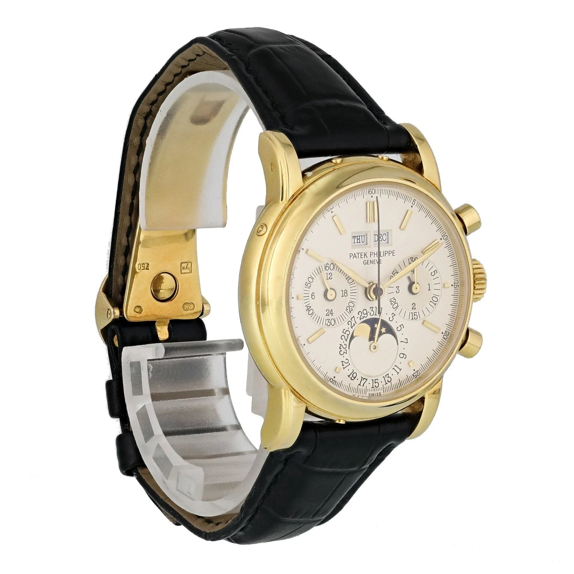 Patek Philippe Grand Complications 3970J  Perpetual Calendar Chronograph Mens Watch