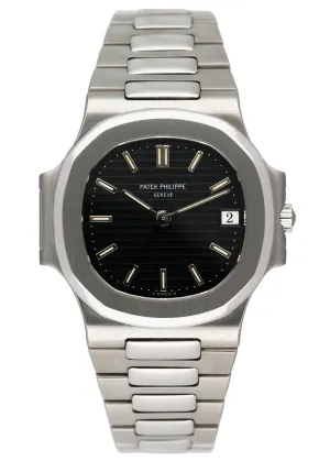 Patek Philippe Nautilus 3800/1 Blue Dial Mens Watch With Papers