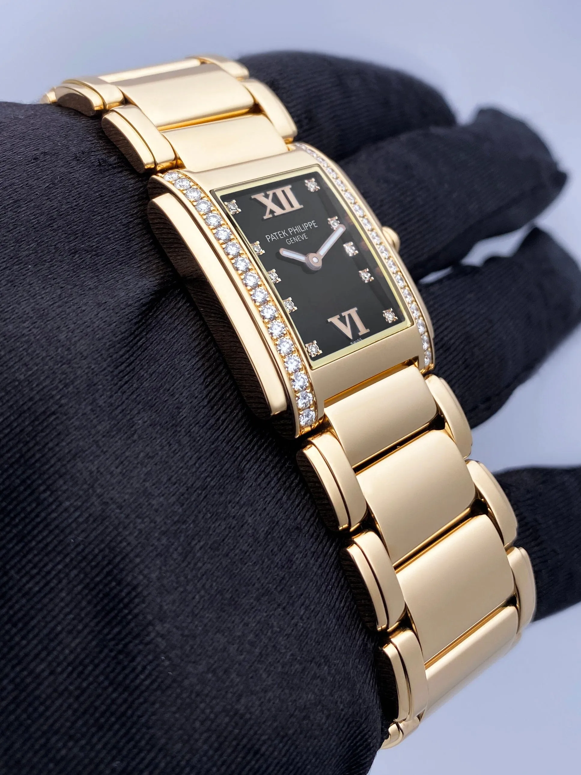 Patek Philippe Twenty-4 4910/11 Black Dial Ladies Watch