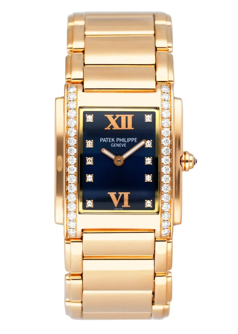 Patek Philippe Twenty-4 4910R Blue Dial Ladies Watch