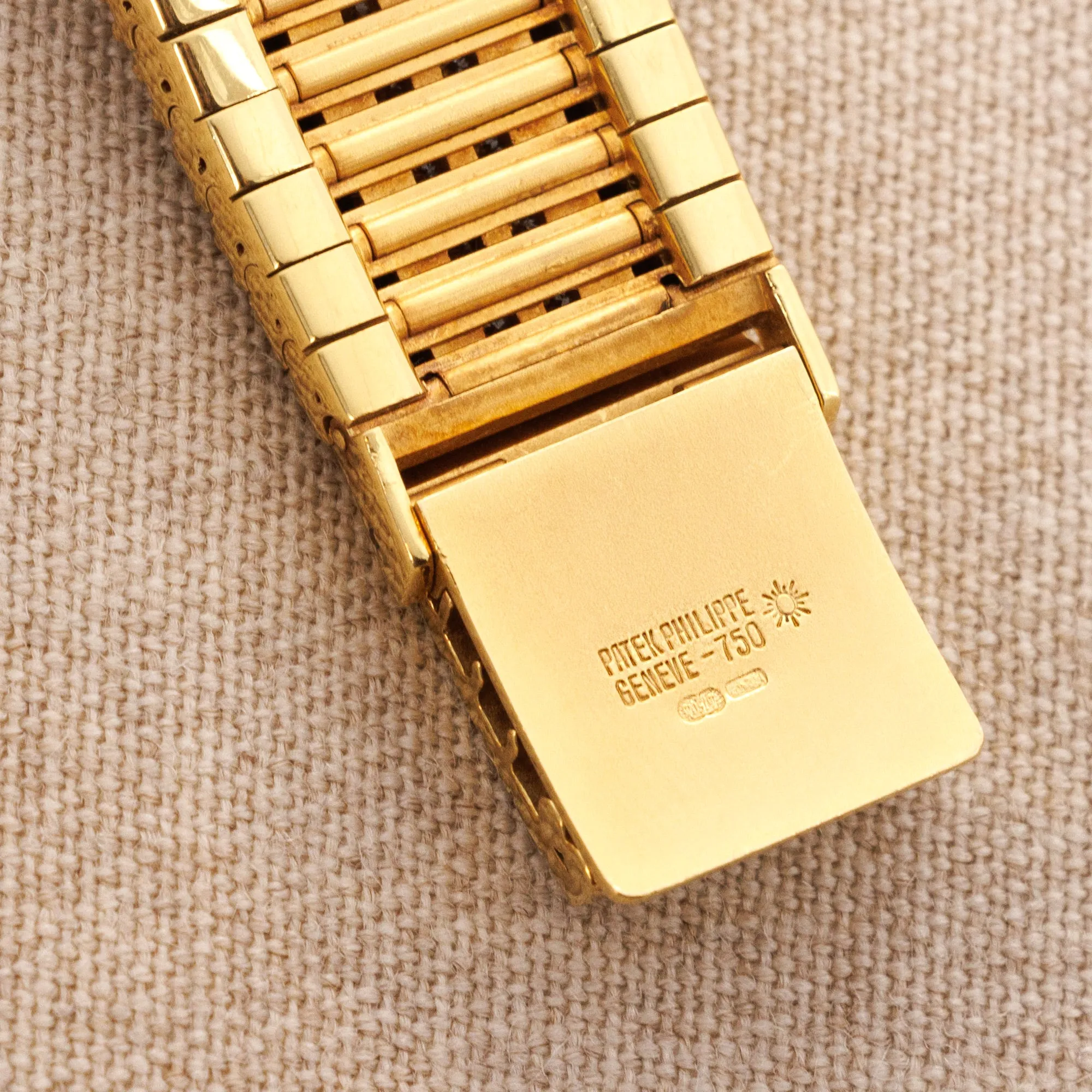 Patek Philippe Yellow Gold Diamond & Ruby Watch Ref. 3968