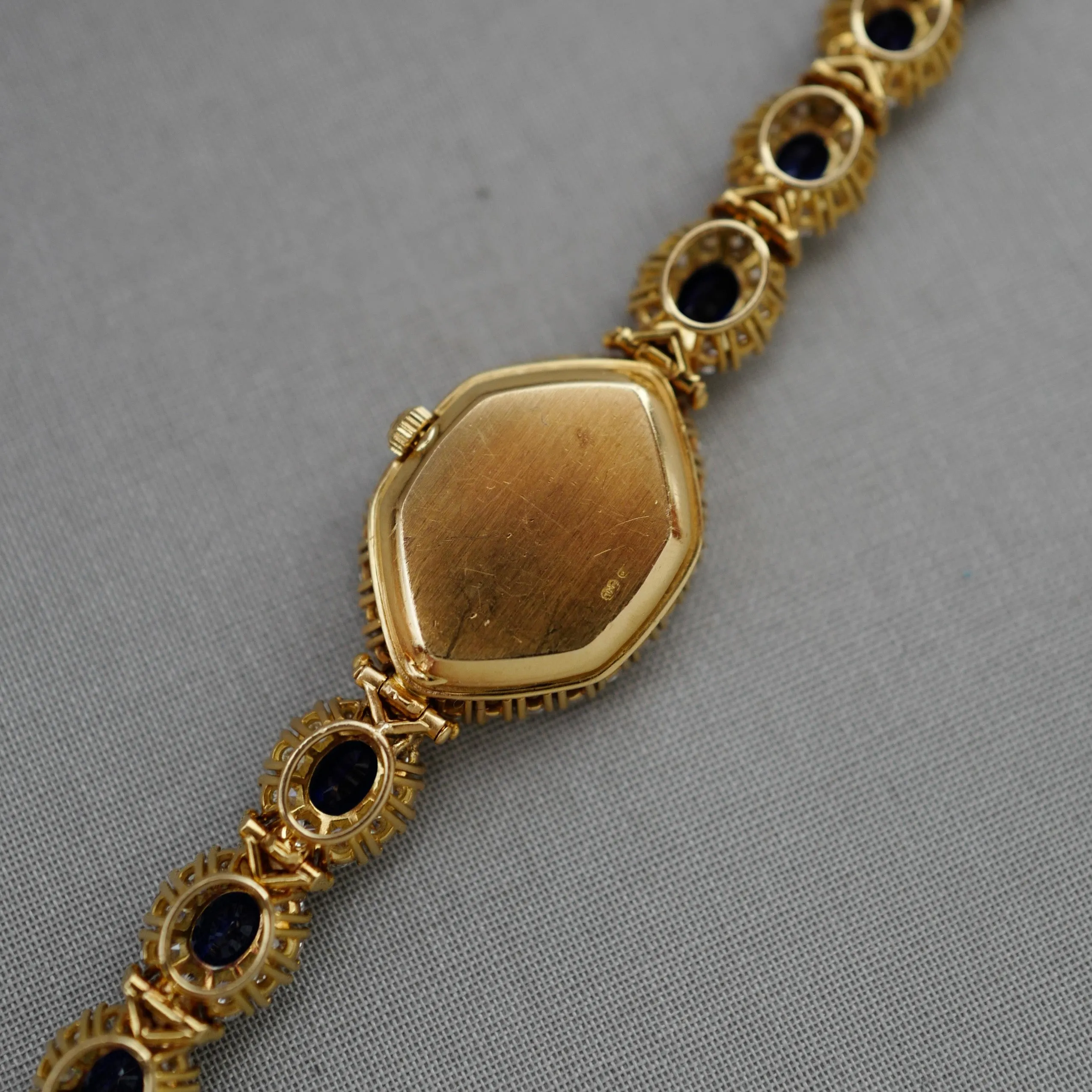 Patek Philippe Yellow Gold Diamond & Sapphire Watch Ref. 4665