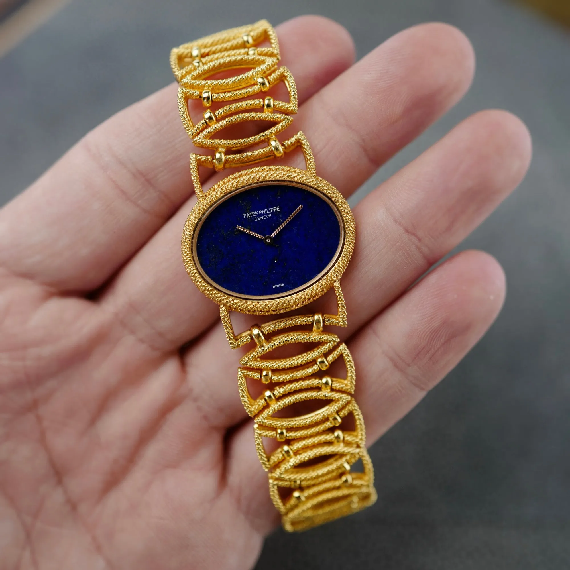 Patek Philippe Yellow Gold Lapis Lazuli Ref. 4290