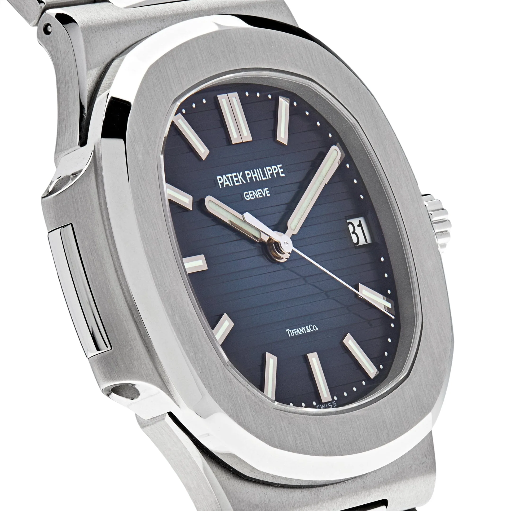 PP Luxury Watches Nautilus 5711/1A-010 'Tiffany & Co.' Stainless Steel Blue Dial