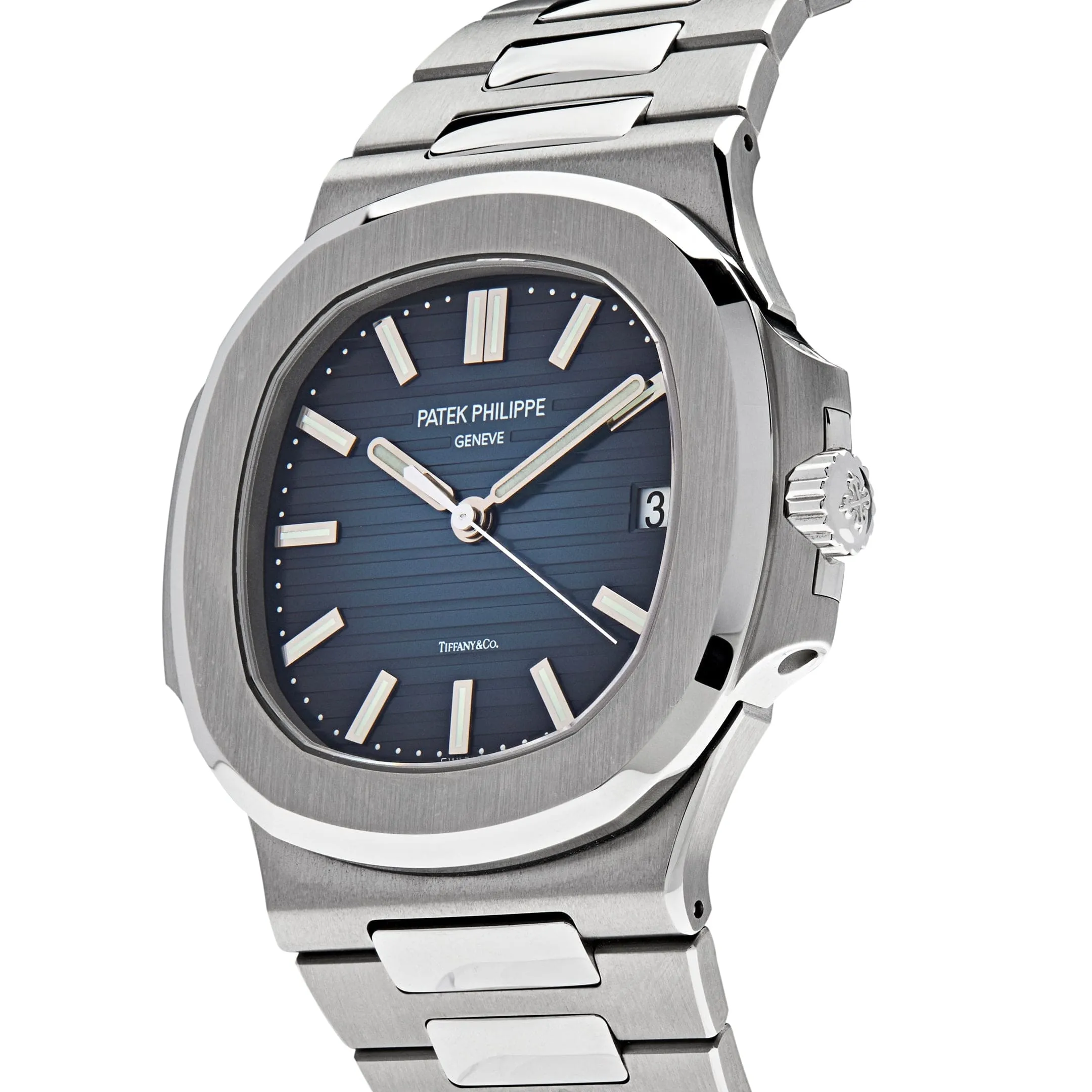 PP Luxury Watches Nautilus 5711/1A-010 'Tiffany & Co.' Stainless Steel Blue Dial