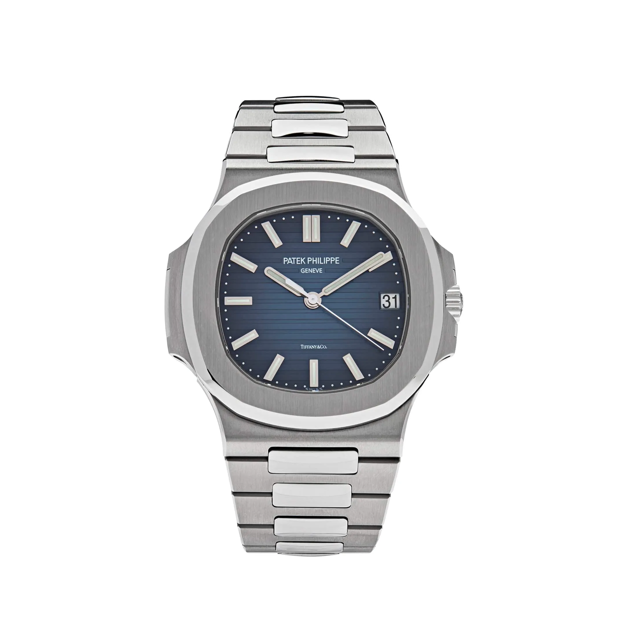 PP Luxury Watches Nautilus 5711/1A-010 'Tiffany & Co.' Stainless Steel Blue Dial