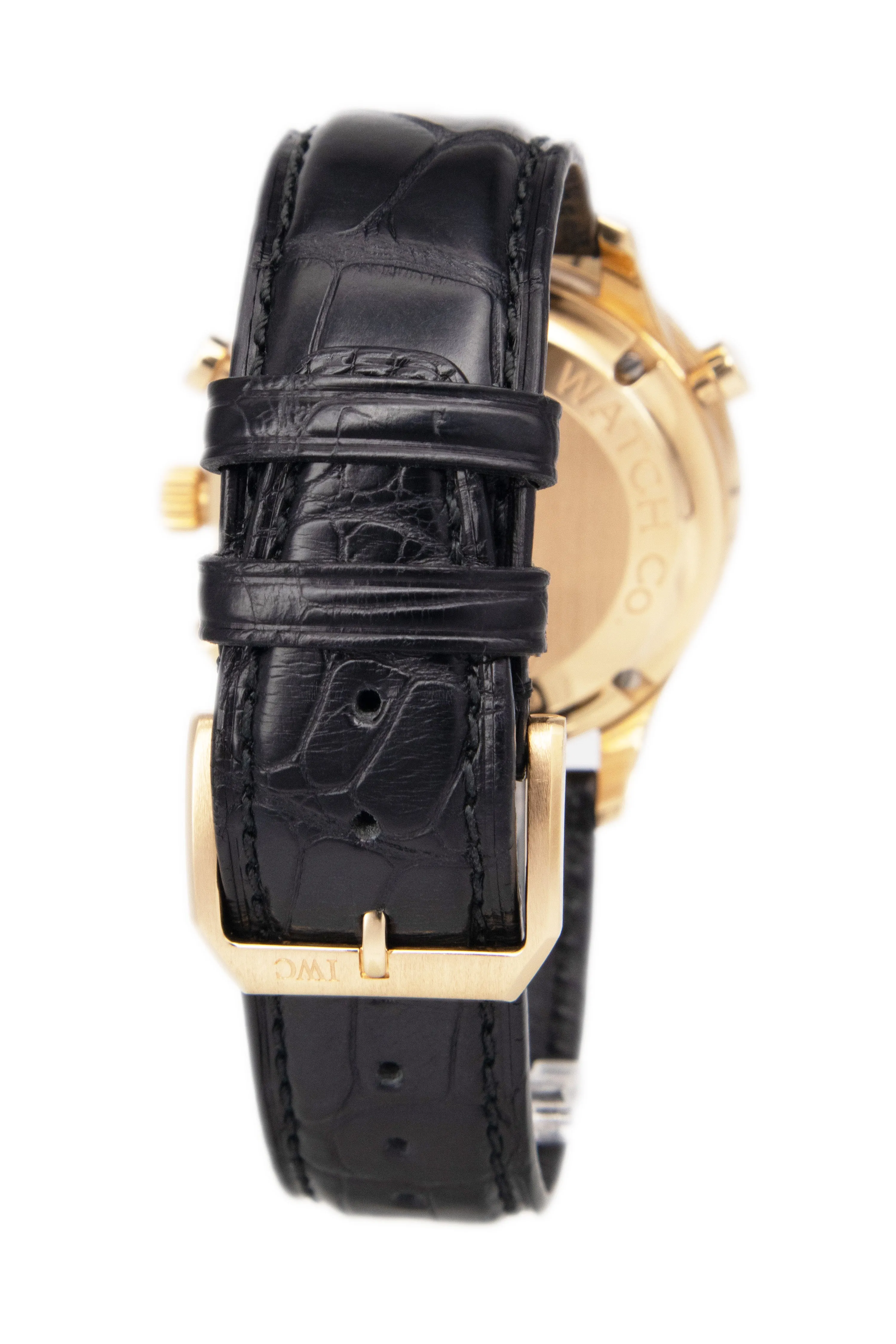 Pre-Owned IWC Portuguese Chronograph Rattrapante In 18K Rose Gold
