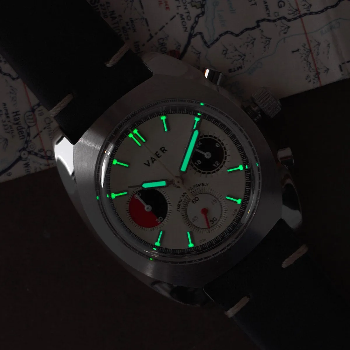R1 USA Racing Chronograph - Cream 42mm