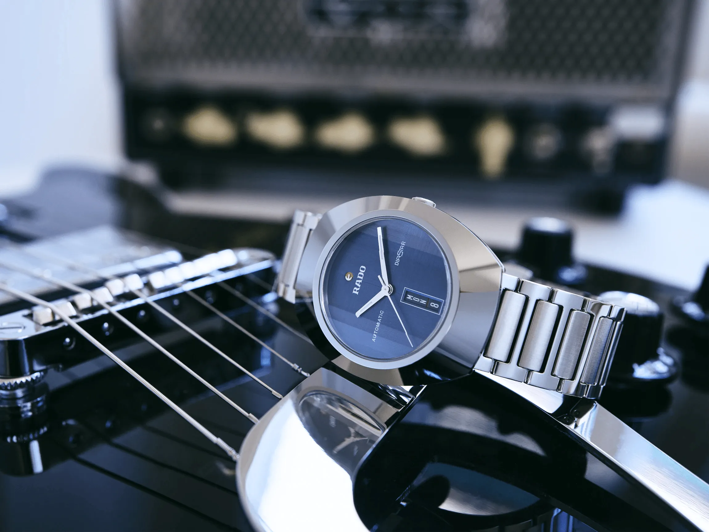Rado DiaStar Original 38mm Blue Dial Ceramos Men's Watch R12160213