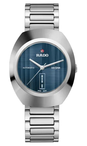 Rado DiaStar Original 38mm Blue Dial Ceramos Men's Watch R12160213