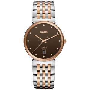 RADO Florence Classic 12 Diamonds 38mm Rose Gold-Silver Men's Watch R48912763