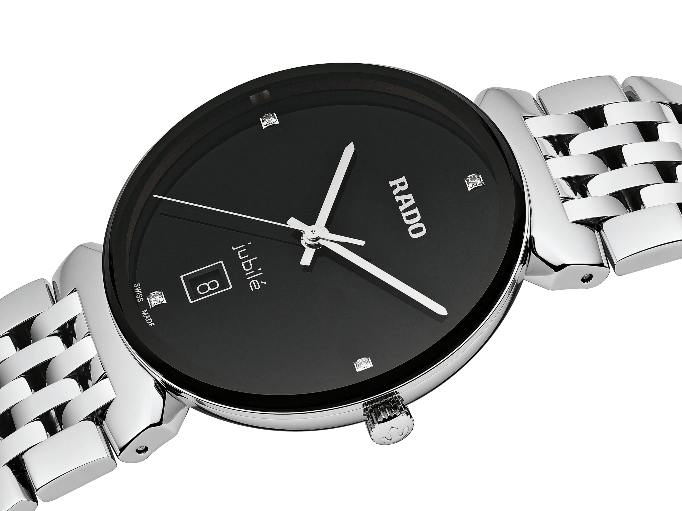 RADO Florence Classic Diamonds 38mm Silver Men's Watch R48912713