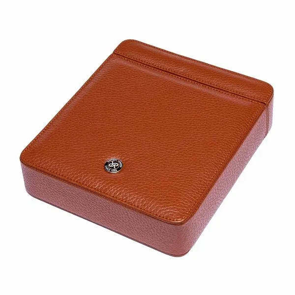 Rapport - Berkeley Double Watch Slipcase in Brown Leather | D171