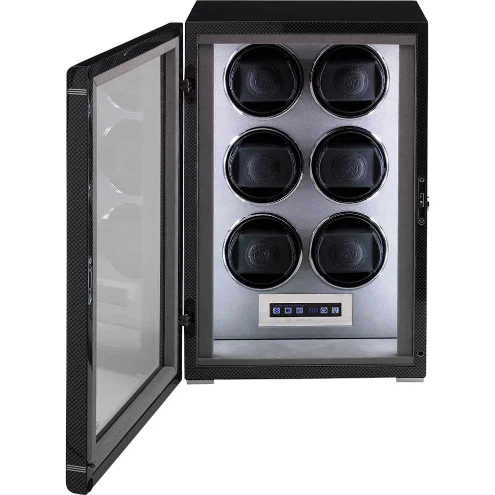 Rapport - Formula 6-Unit Watch Winder in Carbon | W566