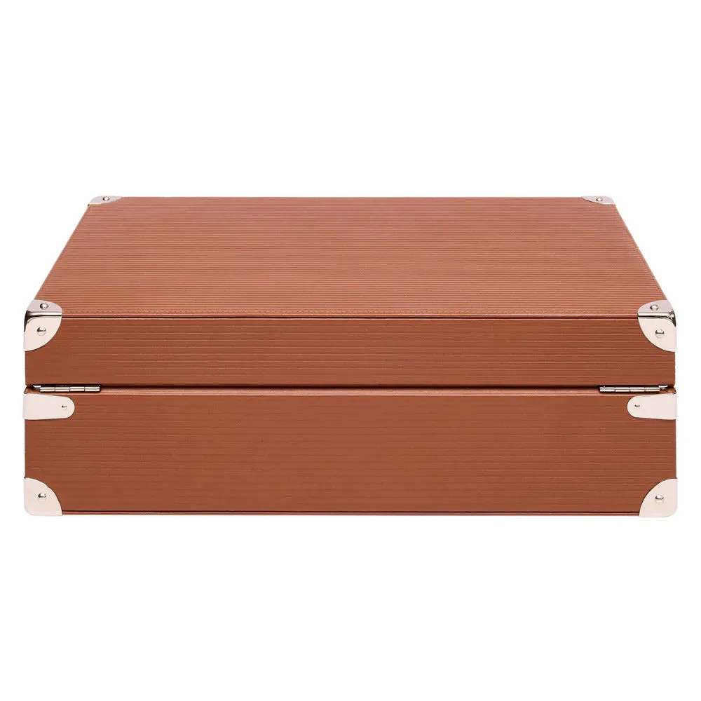Rapport - Nova 10 Watch Briefcase in Brown Leather | D345