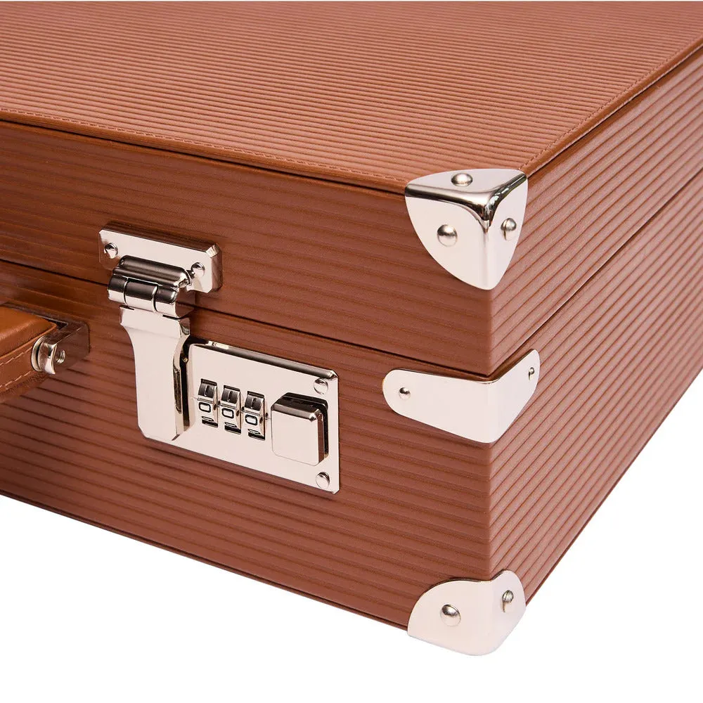 Rapport - Nova 10 Watch Briefcase in Brown Leather | D345
