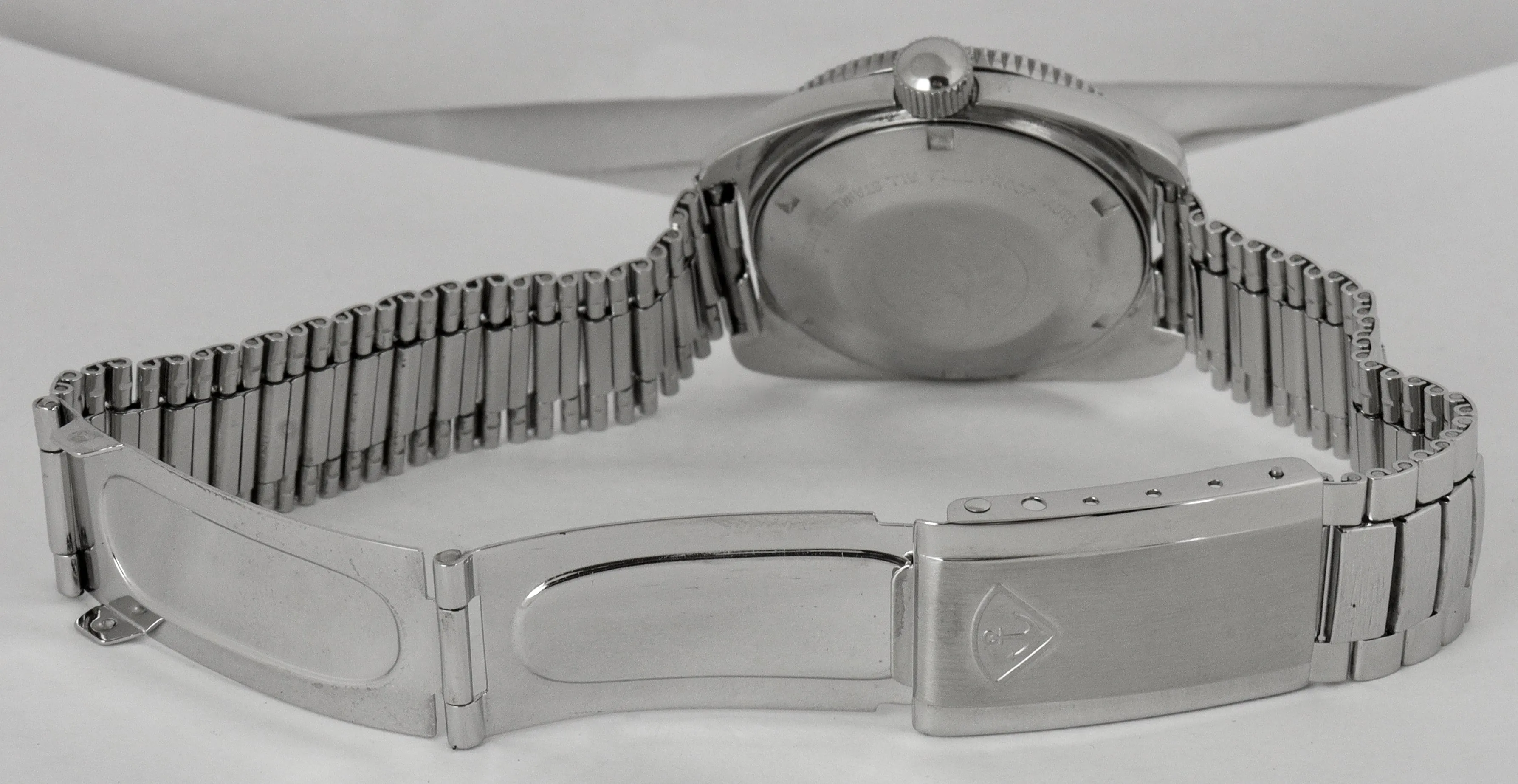 RARE 1970's Vintage Ulysse Nardin UN Submarine Diver Stainless 800FT Black Watch