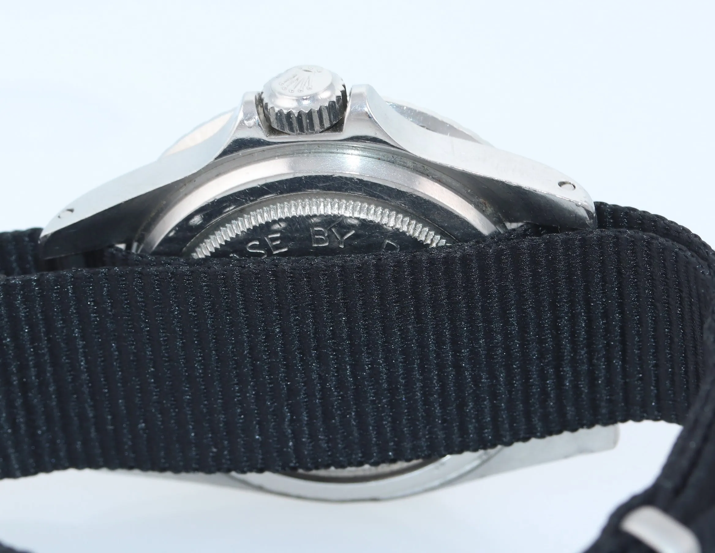 RARE Tudor Submariner Steel 40mm Matte Black Snowflake 7021/0 Nato Watch