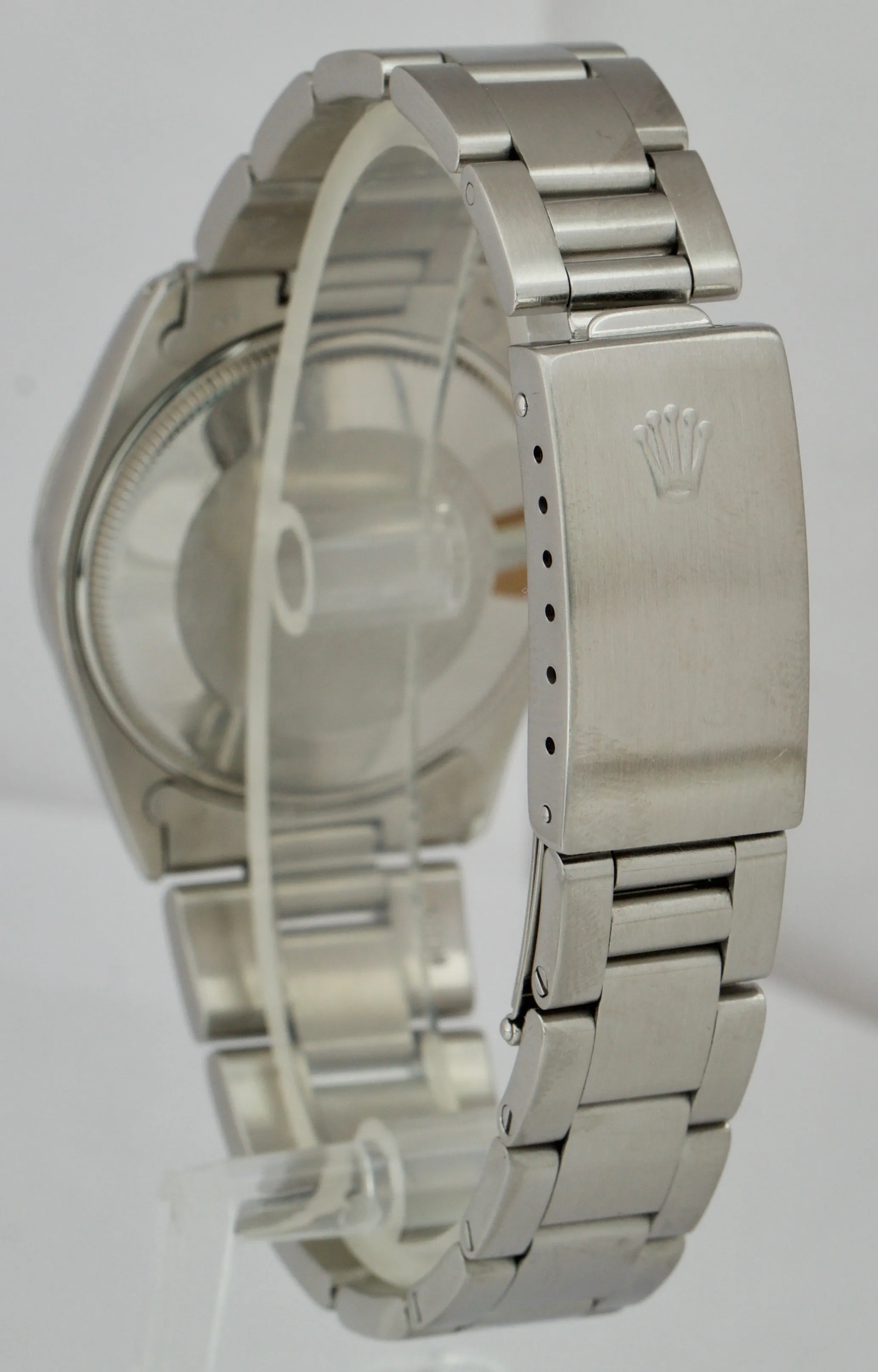 RARE VINTAGE 1987 Rolex Air-King 5500 BLUE DIAL Stainless Steel 34mm Watch 14000