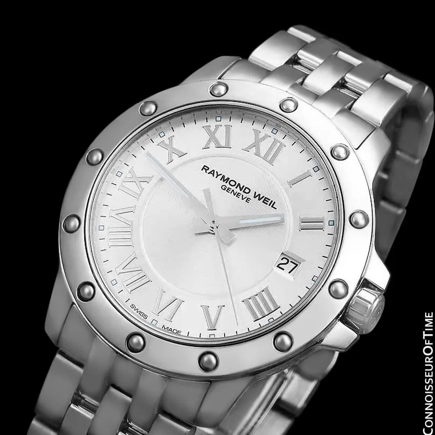 Raymond Weil Tango Mens 41mm Watch, Ref. 5599 - Stainless Steel