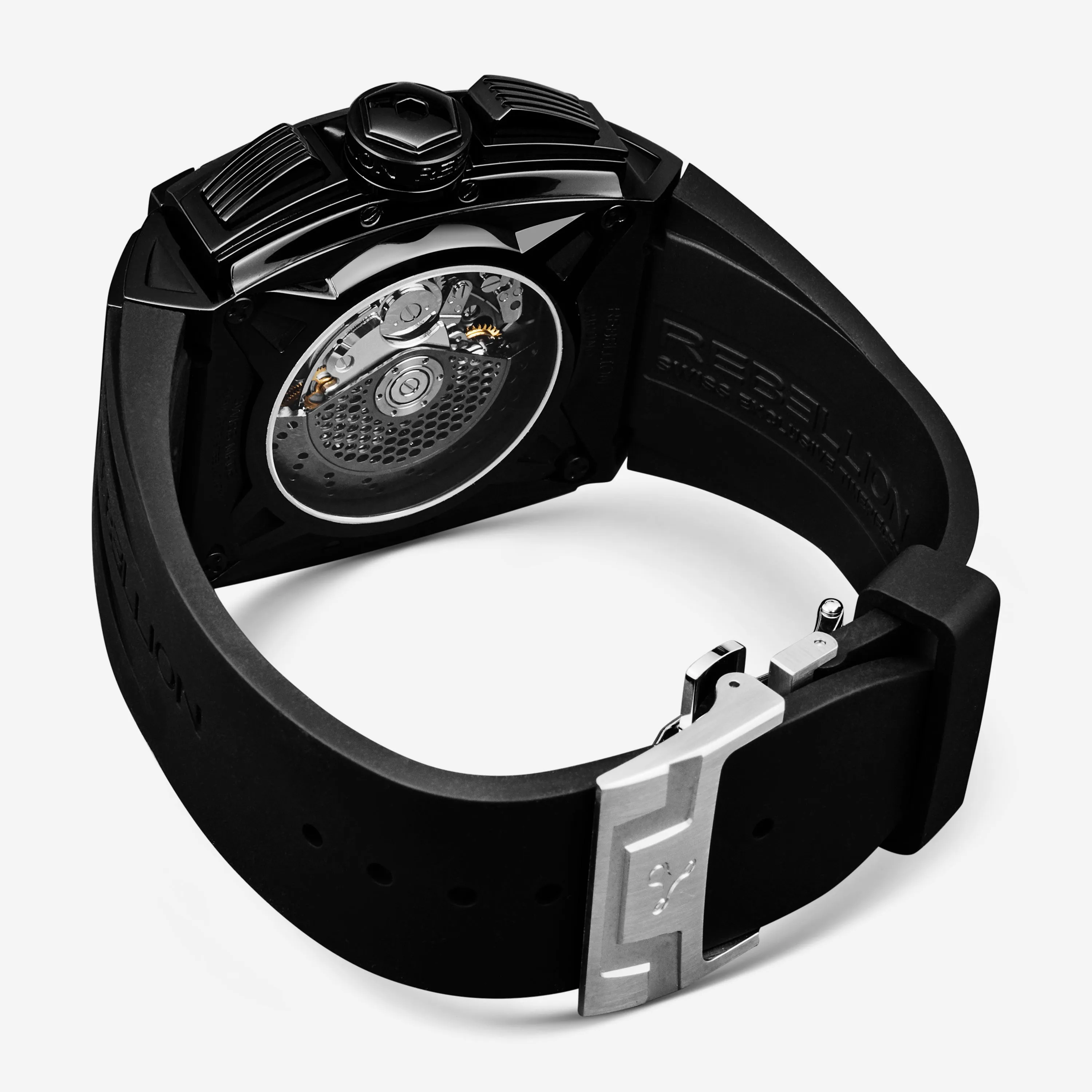 Rebellion RE1 Chronograph Stainless Steel Automatic Men's Watch RBRE1CH.SB.WH