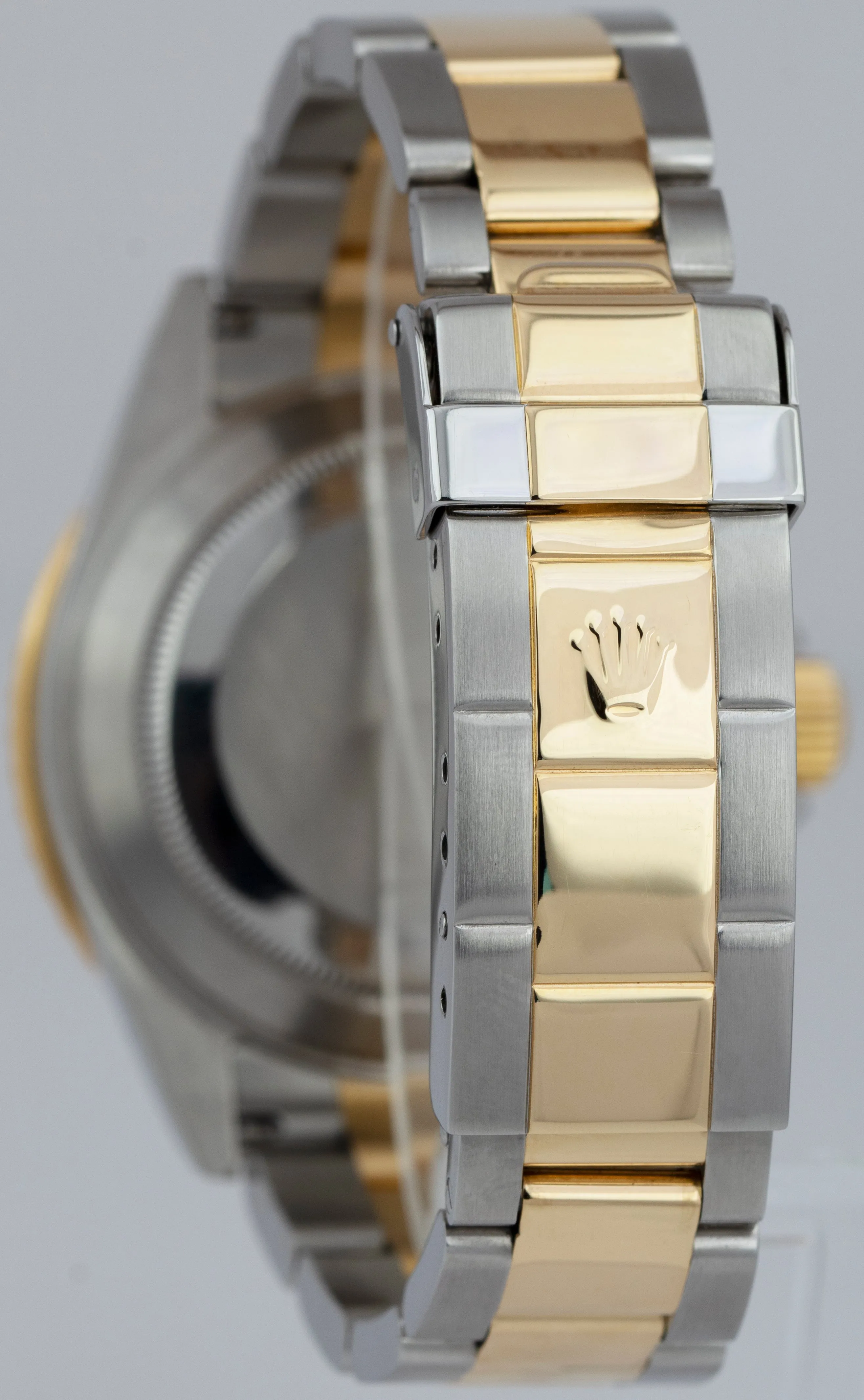 REHAUT RSC Rolex Submariner Black Two-Tone NO-HOLES 40mm Watch 16613 BOX