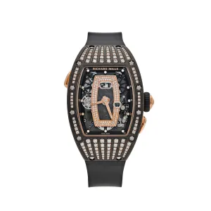 RM-Luxury-Watches LF 037 Rose Gold Carbon TPT Diamond Set