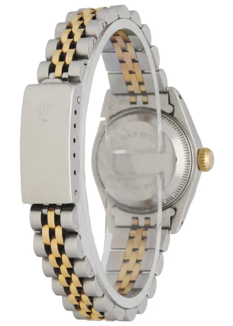 Rolex 69173 Stainless Steel & 18K Yellow Gold Diamond Dial Ladies Watch