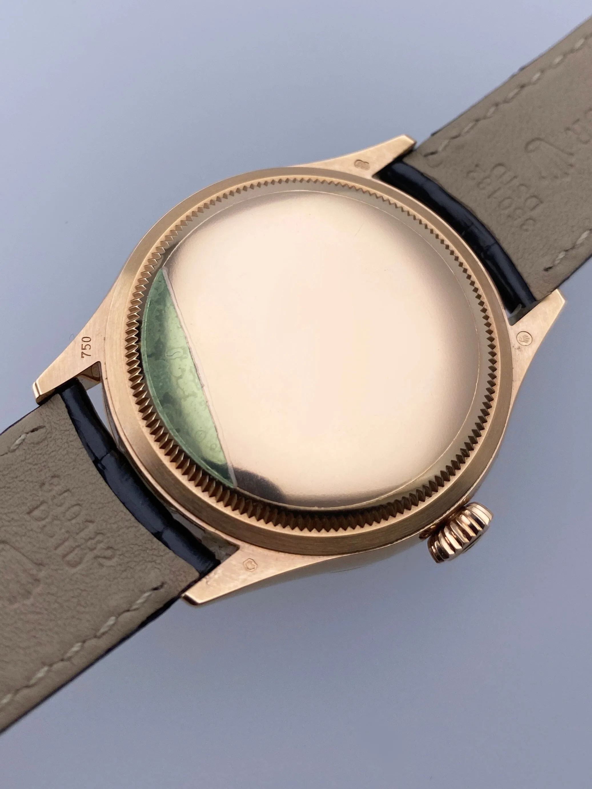 Rolex Cellini Dual Time 50525 18K Rose Gold Mens Watch Box Papers