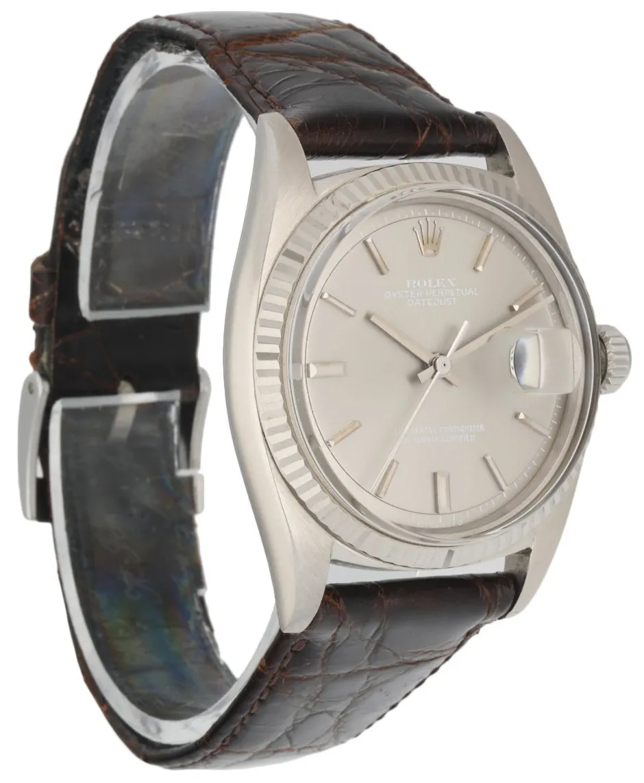 Rolex Datejust 1601 18K White Gold Vintage Men's Watch