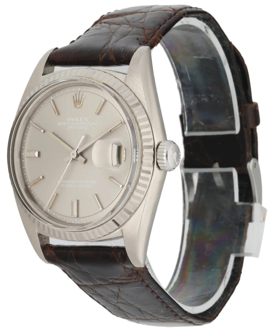 Rolex Datejust 1601 18K White Gold Vintage Men's Watch