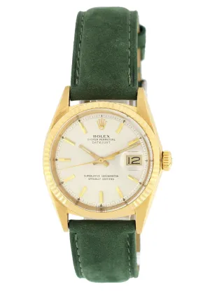 Rolex Datejust 1601 18K Yellow Gold Vintage Watch