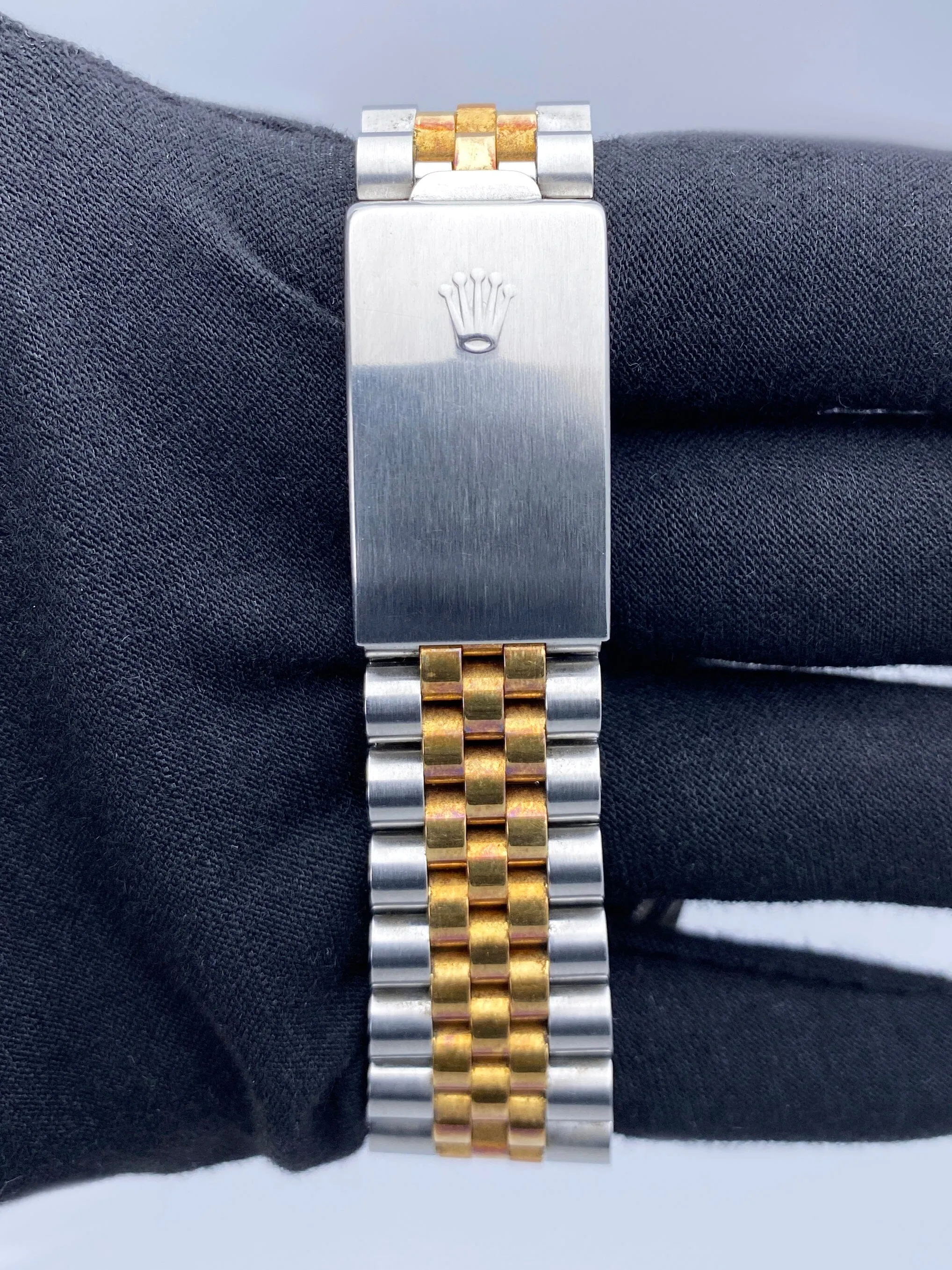 Rolex Datejust 16013 Champagne Dial Mens Watch Box Papers