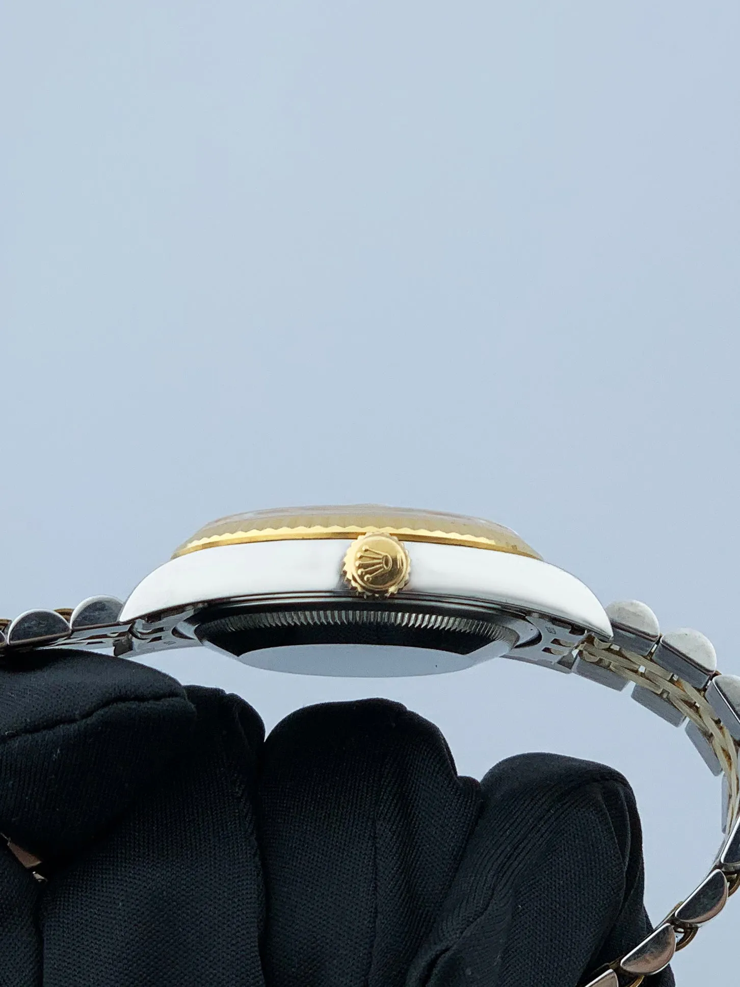 Rolex Datejust 16233 Diamond Dial Mens Watch Box Papers
